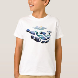 Entspannter Polar-Bär T-Shirt