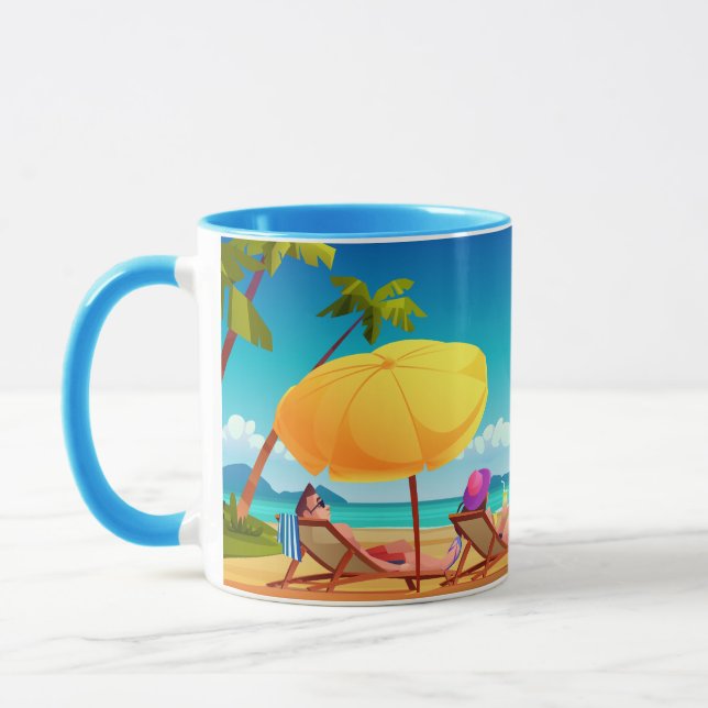Entspannter Sommer 2025 Tasse (Links)