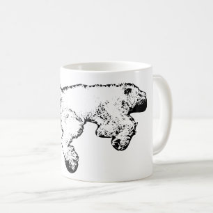 Entspannter Spinone-Tinten-Kunst-Kaffeebecher Kaffeetasse