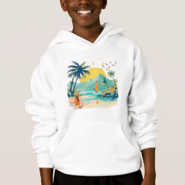 Entspannter Strand für den Sommer Hoodie