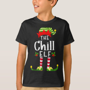 Entspannter Weihnachtself passendes Schlafanzug X- T-Shirt