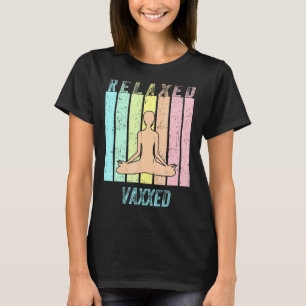 Entspannter Yoga Geimpfter Frieden Sommer Urlaub S T-Shirt