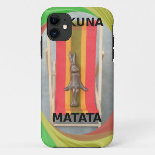 Entspanntes Kaninchen Hakuna Matata Vector Artwork Case-Mate iPhone Hülle