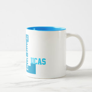 Entspanntes L Namen, ändern den Namen, zuerst Zweifarbige Tasse