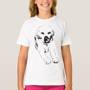 Entspanntes Lab, spielerische Zunge T-Shirt