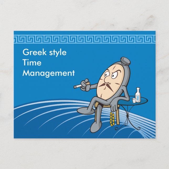 Entspannuhr Postkarte (Vorderseite)