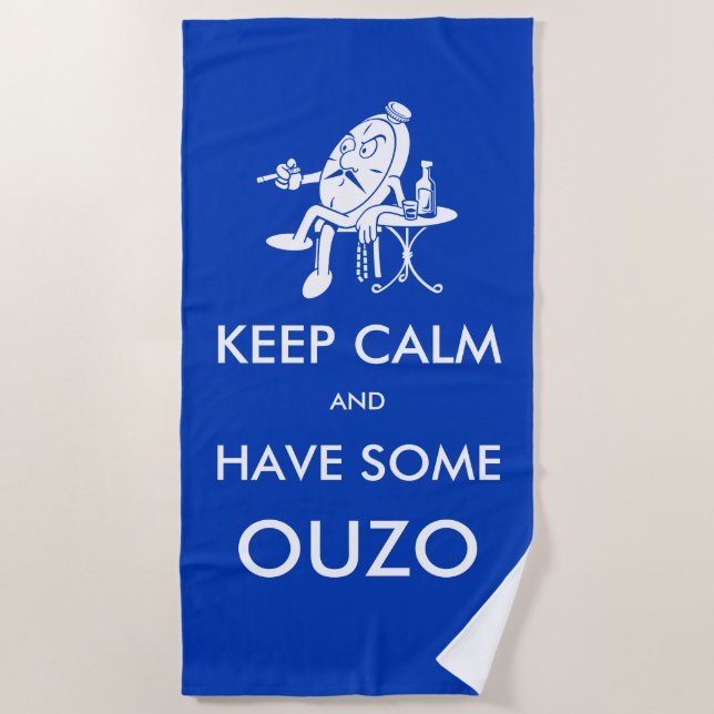 Entspannuhr Strandtuch (Vorderseite)