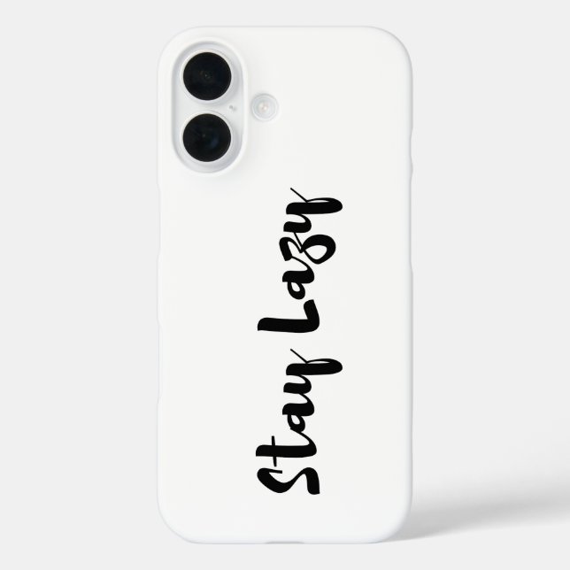 Entspannung im Stil iPhone 16 Hülle (Rückseite)