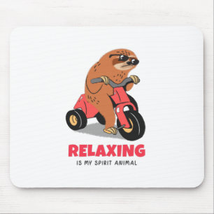 Entspannung ist mein Geiststier Mousepad