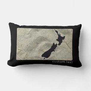 ENTSPANNUNG NEUSEELAND SAND STRAND SCHWARZ NZ KIWI LENDENKISSEN