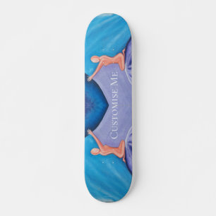 Entspannung - Ölgemälde Skateboard