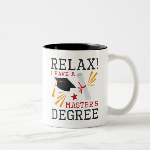 Entspannungs-Master-Grad Zweifarbige Tasse