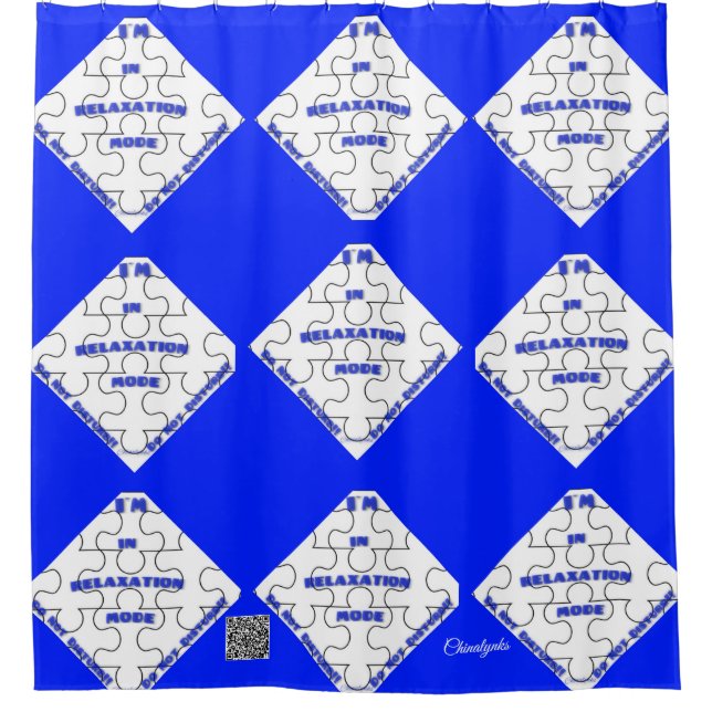 ENTSPANNUNGSKURTATION DUSCHVORHANG (Vorderseite)