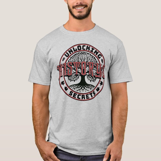 Entsperren des geheimnisvollen Genealogie-Baumes d T-Shirt (Vorderseite)