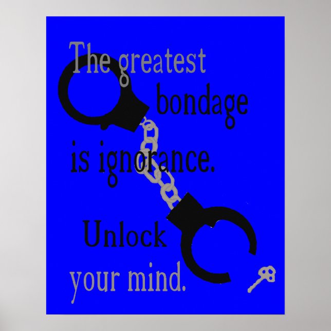 Entsperren Sie Ihr Gedankenposter Poster (Vorne)