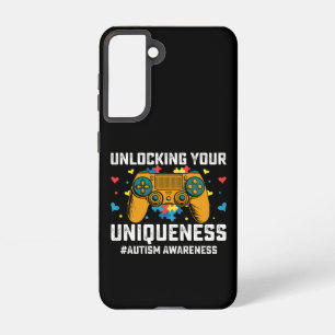 Entsperren Sie Ihren einzigartigen Autismus Gaming Samsung Galaxy Hülle