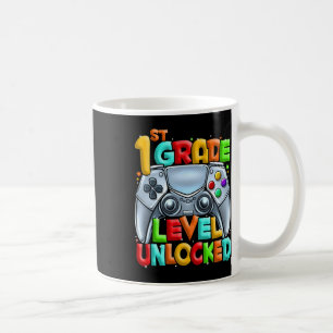 Entsperrter Video-Gamer der 1. Stufe zurück zur Sc Kaffeetasse