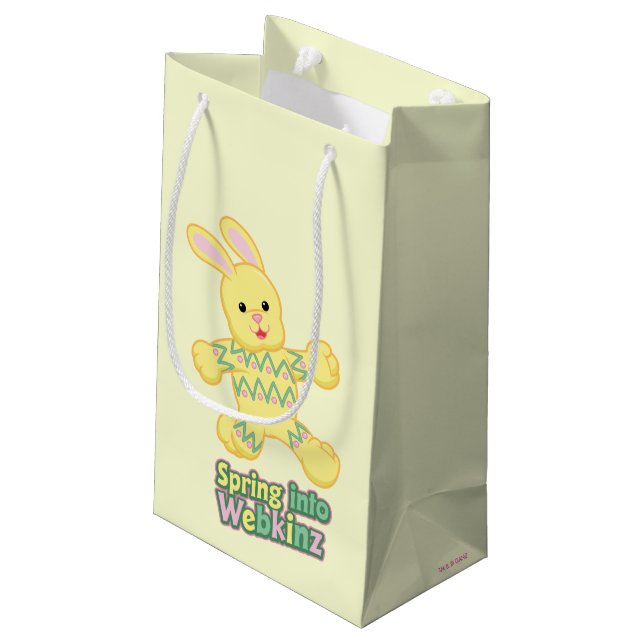 Entspringen Sie in Webkinz! Kleine Geschenktüte (Rückseite Schrägansicht)