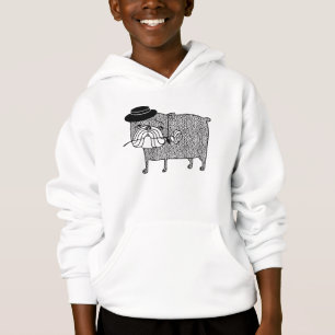Enttäuschte Bulldogge: Traurige Romanze Hoodie