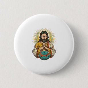 Enttäuschter Jesus Luftballon Gym Fail Button