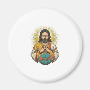 Enttäuschter Jesus Luftballon Gym Fail Magnet
