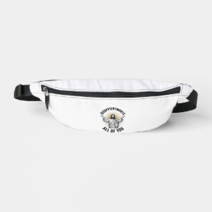 Enttäuschungen euch alle Vintage religiöse Bluse Bauchtasche