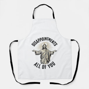 Enttäuschungen euch alle Vintage religiöse Bluse Schürze