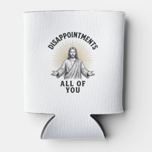 Enttäuschungen euch alle Vintage religiöse Shirt Dosenkühler