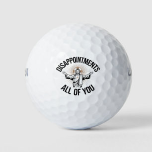 Enttäuschungen sarkastisch Sie alle Christlich Golfball