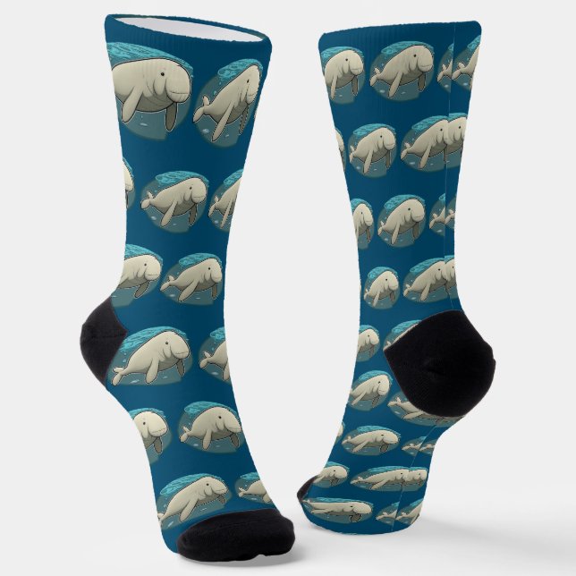 Entwaffnung Dugong Socken (Gewinkelt)