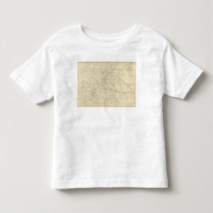 Entwässerungs-Karte von Colorado Kleinkind T-shirt