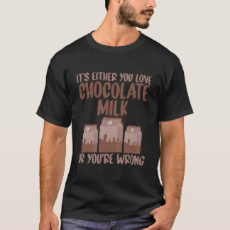 Entweder ist es Ihre Lieblingsschokoladenmilch ode T-Shirt