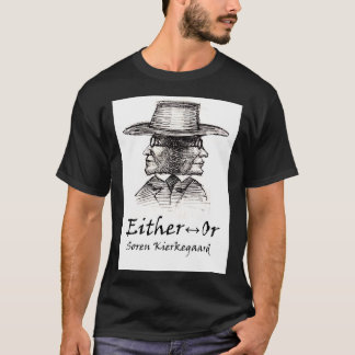 entwederoder Kierkegaard Buchüberdeckung T-Shirt
