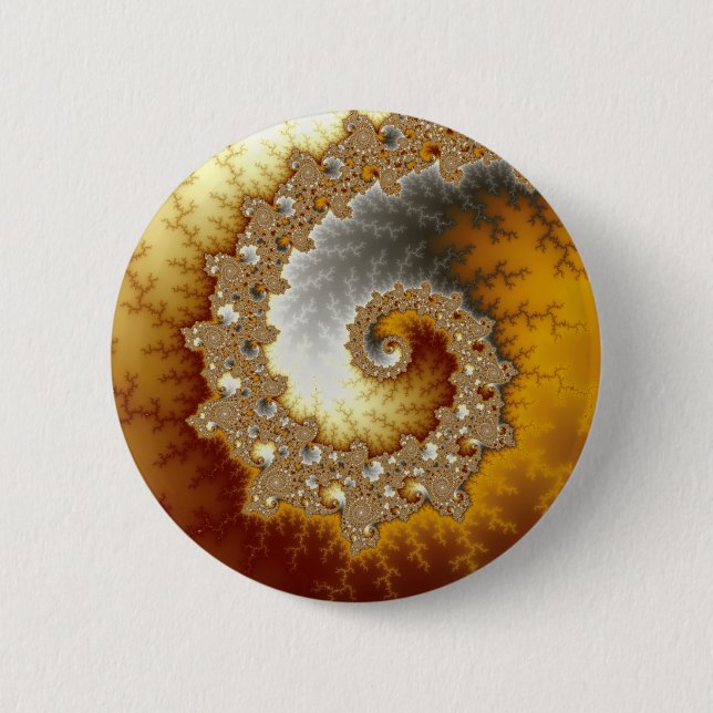 Entweichen - Fraktal-Knopf Button (Vorderseite)