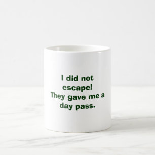 Entweichen-Tasse Kaffeetasse