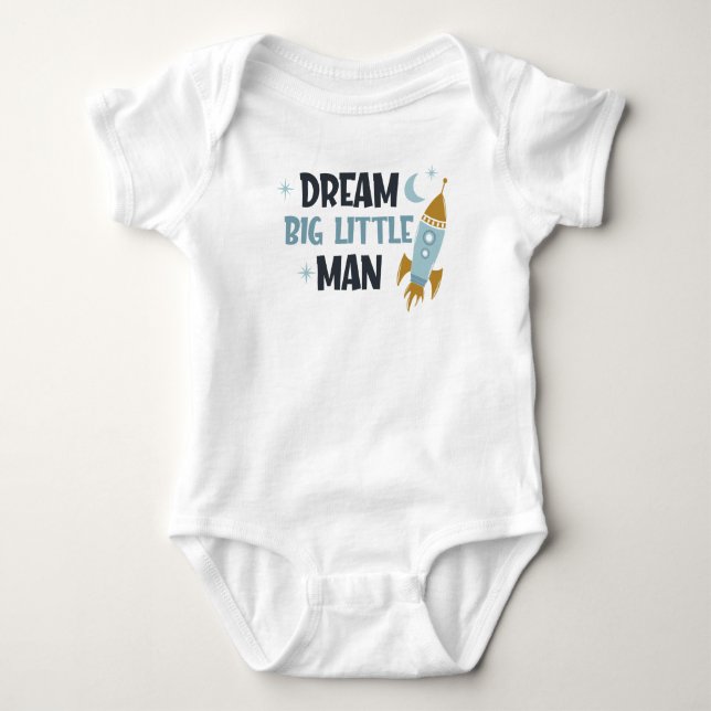 Entwerfe oder gestalte dein eigenes T-Shirt Baby Strampler (Vorderseite)