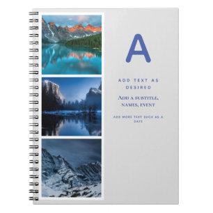 Entwerfen eines eigenen Journal-Geschenkes mit Fot Notizblock