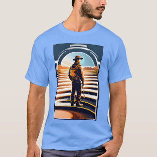 Entwerfen eines Western-Poster-Jungs T-Shirt