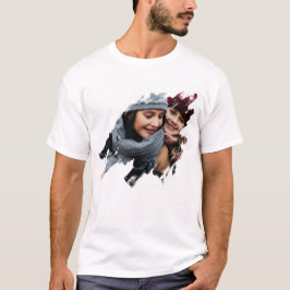 Entwerfen Sie eigene eigene Custom Phtoto Brush St T-Shirt