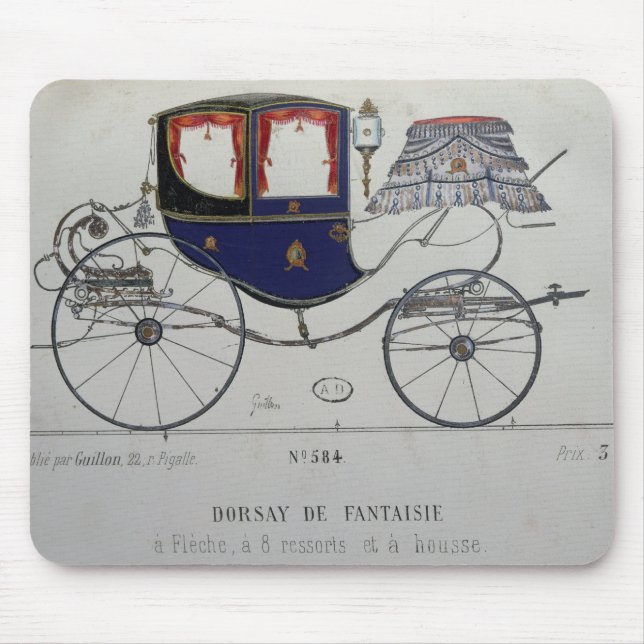 Entwerfen Sie für 'Coupe Dorsay de Fantaisie' Mousepad (Vorne)