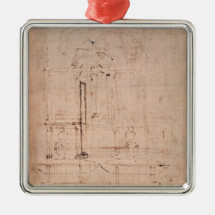 Entwerfen Sie für das Grab von Papst Julius II Silbernes Ornament