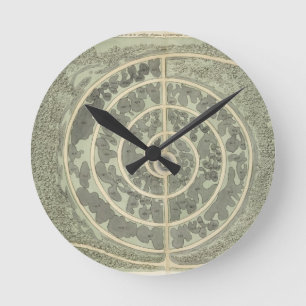 Entwerfen Sie für einen botanischen Garten, 'von Runde Wanduhr