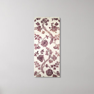 Entwerfen Sie für einen silk Damast, 1752 Leinwanddruck