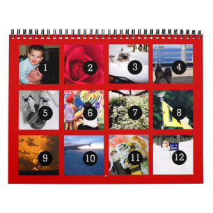 Entwerfen Sie ganz einfach Ihren eigenen Fotokalen Kalender