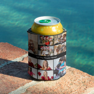 Entwerfen Sie Ihr eigenes 10 Foto Collage Poster Dosenkühler