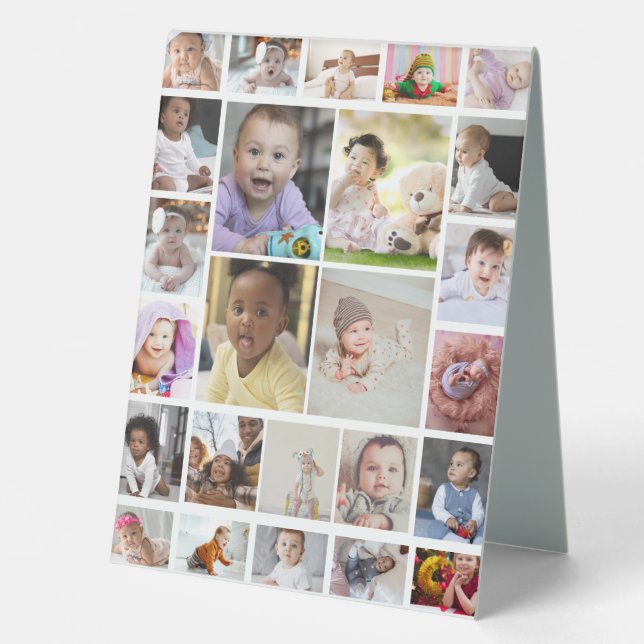 Entwerfen Sie Ihr eigenes 25 Foto Collage Poster Tischaufsteller (Vorderseite)