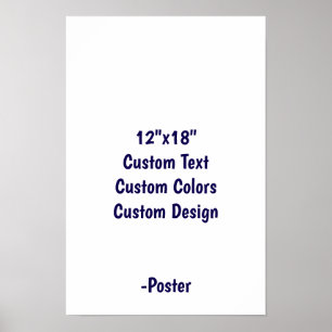 Entwerfen Sie Ihr eigenes 30x45 cm mattes Poster