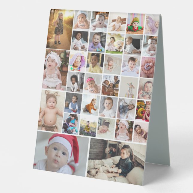 Entwerfen Sie Ihr eigenes 35 Foto Collage Poster Tischaufsteller (Vorderseite)