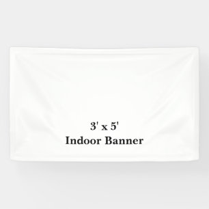 Entwerfen Sie Ihr eigenes 3'x5' Indoor-Vinylbanner Banner