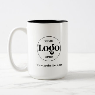 Entwerfen Sie Ihr eigenes benutzerdefiniertes Logo Zweifarbige Tasse